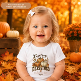 Dank Je Zegeningen Thanksgiving Unisex Romper