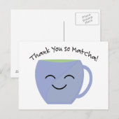 Dank Je Zo Matcha Briefkaart (Voorkant / Achterkant)