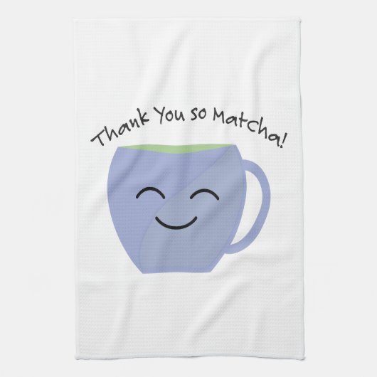 Dank Je Zo Matcha Theedoek (Verticaal)