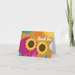 Dank Je Zonneschijn Zonnebloemen Feestkaarten Bedankkaart