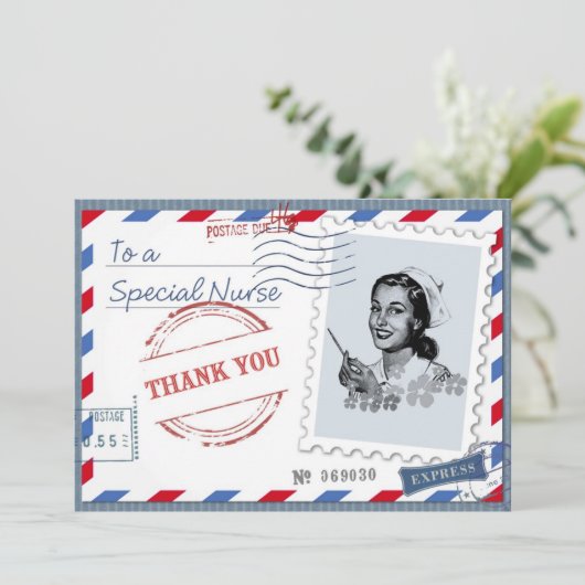 Dank je zuster. Aangepaste Kaart herstellen (Staand voorkant)