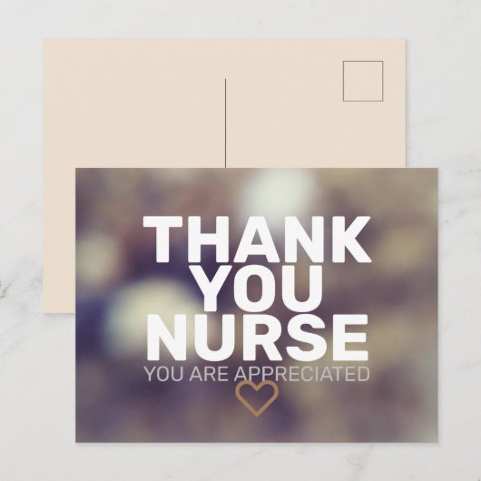 Dank je zuster: Je wordt gewaardeerd Briefkaart (Voorkant / Achterkant)