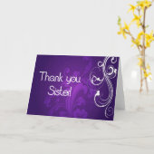 Dank je, zuster. kaart (Gele Bloem)