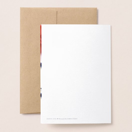 Dank je, zuster. Rozen en stethoscoop Folie Kaarten (Met envelop)