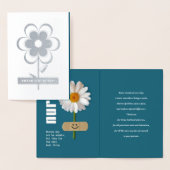 Dank je, zuster. Smiling Daisy Luxury Folie Kaarten (Display)