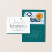 Dank je, zuster. Stethoscoop en Daisy Luxe Folie Kaarten (Display)