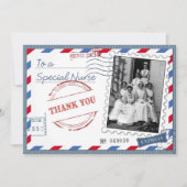 Dank je, zuster.  Verpleegkundigen Platte Kaart (Voorkant)