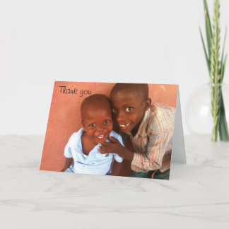 Dank jullie donoren! bedankkaart