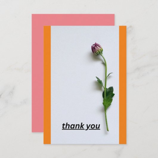 DANK JULLIE KAART (Voorkant / Achterkant)