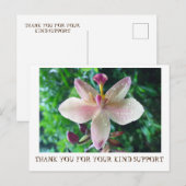 DANK JULLIE KAART (Voorkant / Achterkant)