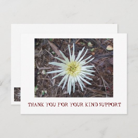 DANK JULLIE KAART (Voorkant / Achterkant)