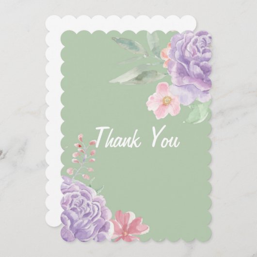 DANK JULLIE KAART (Voorkant / Achterkant)