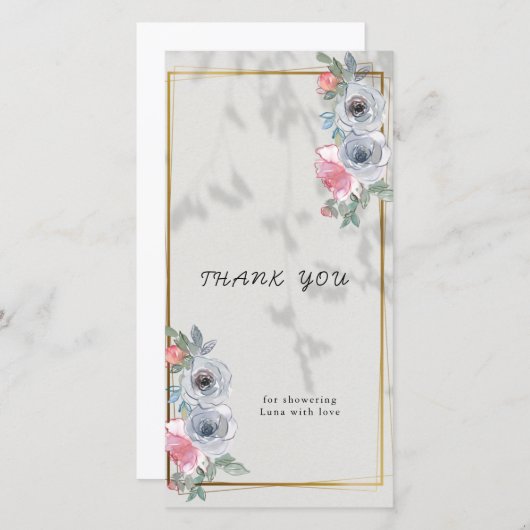 DANK JULLIE KAART (Voorkant / Achterkant)