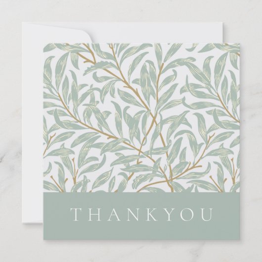 DANK JULLIE KAART : WILLIAM MORRIS : WILLOW ONTWER (Voorkant)