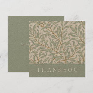 DANK JULLIE KAART : WILLIAM MORRIS : WILLOW ONTWER