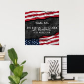 Dank jullie veteranen. poster (Thuiskantoor)