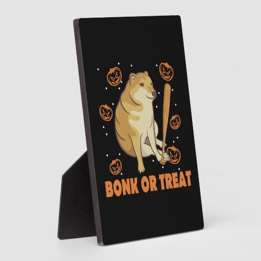 Dank Meme Cheems Halloween Hond Fotoplaat (Zijkant)