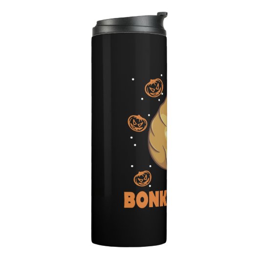 Dank Meme Cheems Halloween Hond Thermosbeker (Gedraaid links)