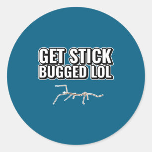 Dank Meme Krijg Stick Bugged Lol Grappige Dansende Ronde Sticker