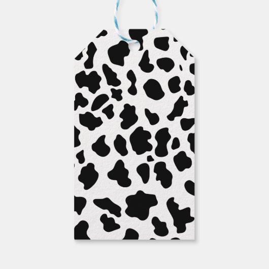 Dank Moo Baby Koe Print Cadeaulabel (Achterkant)