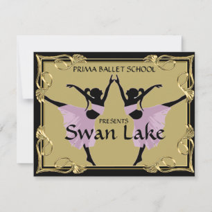 DANK OF THEATER PRODUCTION TICKET INVITATION KAART