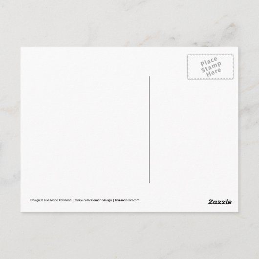 Dank ooien schapen met bloemen Dank u Briefkaart (Achterkant)