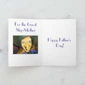 Dank Papa voor een Slechte Belediging van de Humor Bedankkaart (Binnen)