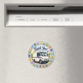 Dank postarbeiders waardering  magneet (Insitu (Vaatwasser))