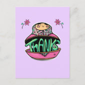 Dank Russische Pop Briefkaart (Voorkant)