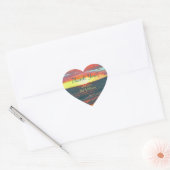 Dank u 1490 Heart Sticker (Envelop)