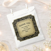 Dank u: 20e Willekeurige Nummer Patroon Gold 20 Bedankzakje (Geknipt)