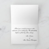 Dank u 2 bedankkaart (Binnen)