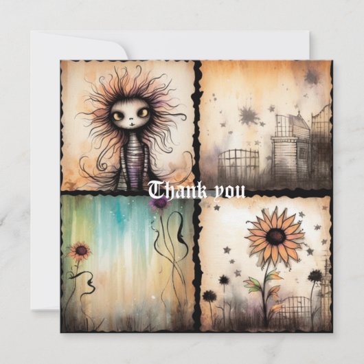 Dank u 7 bedankkaart (Voorkant)