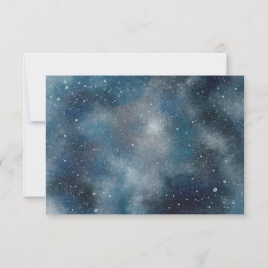 Dank u aan de maan en terug | Hartelijk dank Bedankkaart (Achterkant)