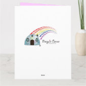 Dank u aan een Grote Kaart van de Bloem van Lotus (Achterkant)