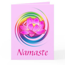 Dank u aan een Grote Kaart van de Bloem van Lotus