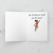 Dank u aan een Gymnastiekcoach Bedankkaart (Binnen)