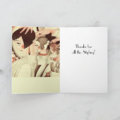 Dank u aan een Hair Stylist Bedankkaart (Binnen)