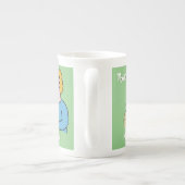 Dank u aan een Vrouw leraar. Leerlingencadeau. Porselein Kop (Achterkant)