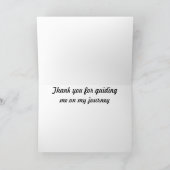 Dank u aan Mijn Sponsor Bedankkaart (Binnen)