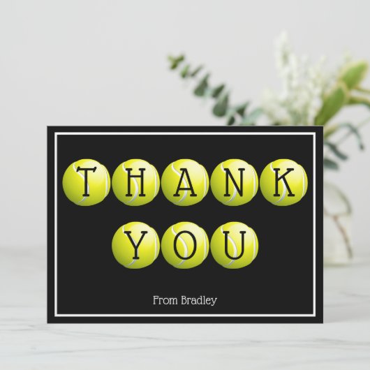 Dank u Aangepast Tennis Aangepast (Staand voorkant)