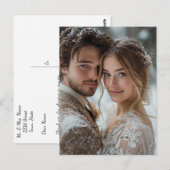 Dank u, aangepaste foto briefkaart (Voorkant / Achterkant)