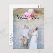 Dank u, aangepaste foto briefkaart (Voorkant / Achterkant)