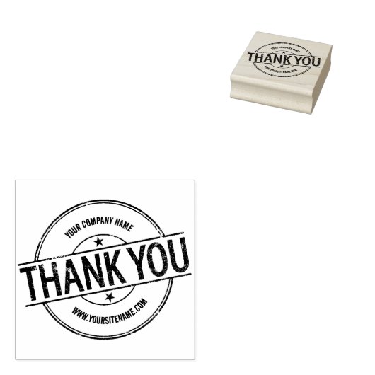  Dank u, Aangepaste Zaken en Plaats, Rubberstempel (Gestempeld)