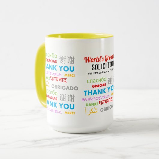 Dank U ADVOCAAT - allerbeste dank man Mok (Voorkant links)