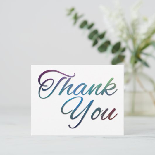 Dank u Afbeeldingen Briefkaart (Staand voorkant)