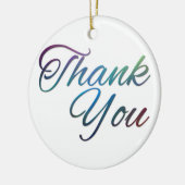 Dank u Afbeeldingen Keramisch Ornament (Links)