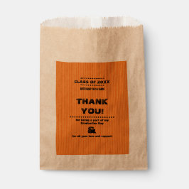 Dank u Afstuderen Custom Bedankzakje