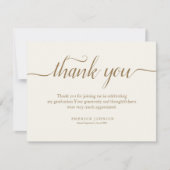 Dank u Afstuderen Dank u Kaart Nota (Voorkant)