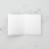 Dank u Afstuderen eenvoudige pastelgroen Bedankkaart (Binnen)